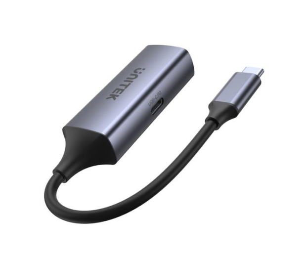 Unitek Adapter USB-C - RJ45 1Gbit LAN, PD 100W - 741175 - zdjęcie 2